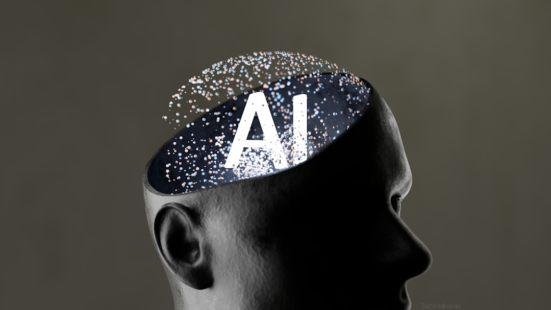 Artificial intelligence concept digital brain