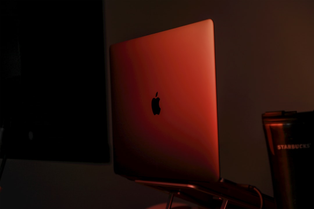 Aluminum laptop stand desk workspace