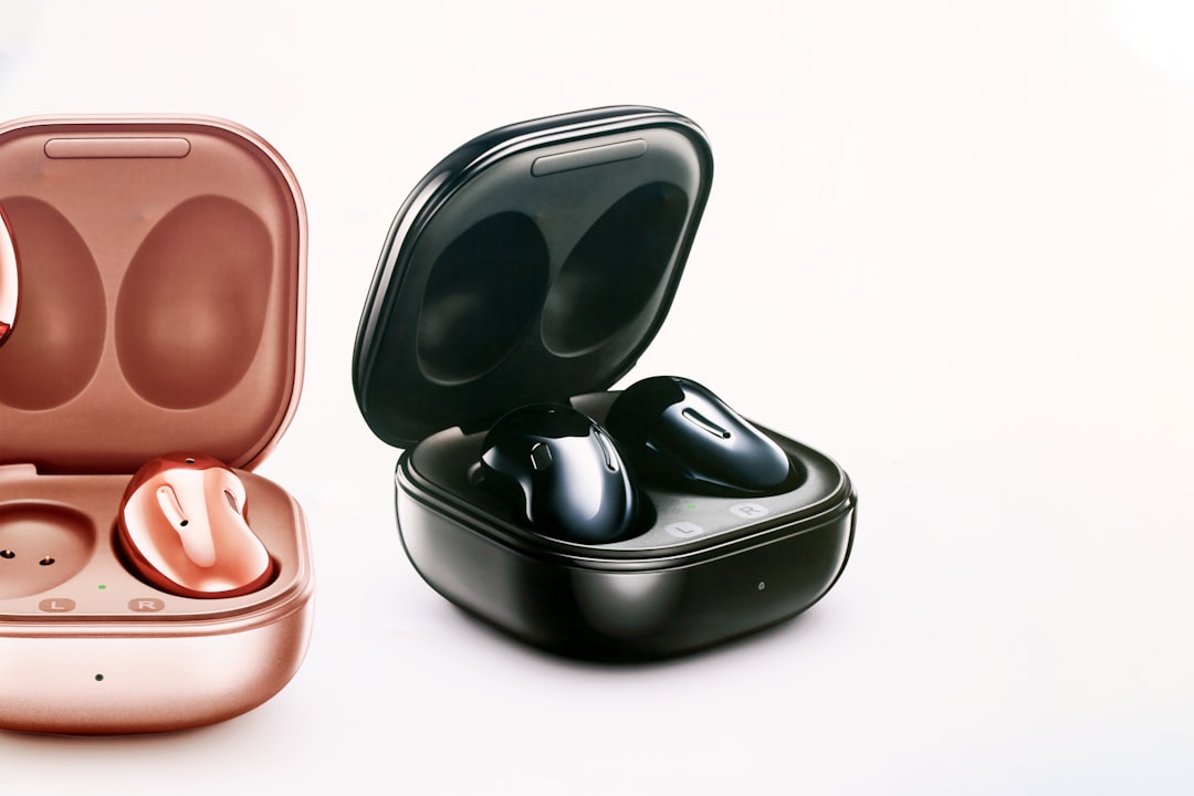 Sleek Samsung wireless earbuds
