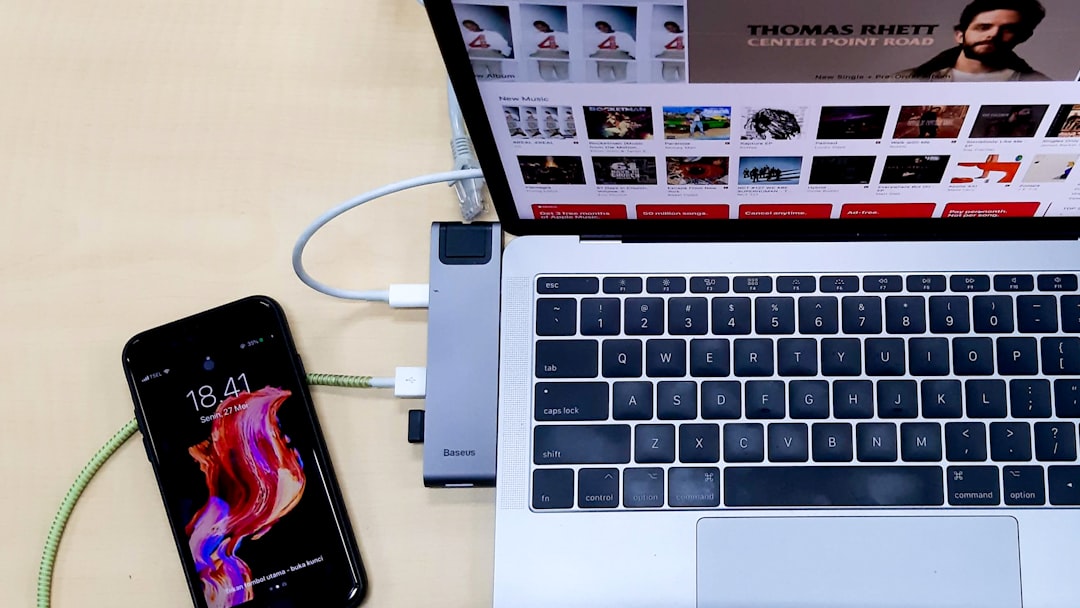 Smartphone charging with USB cable