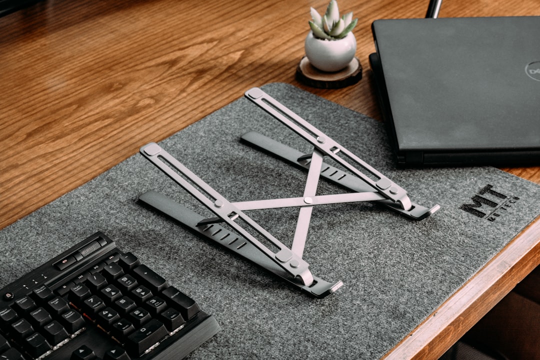 Adjustable laptop stand ergonomic posture