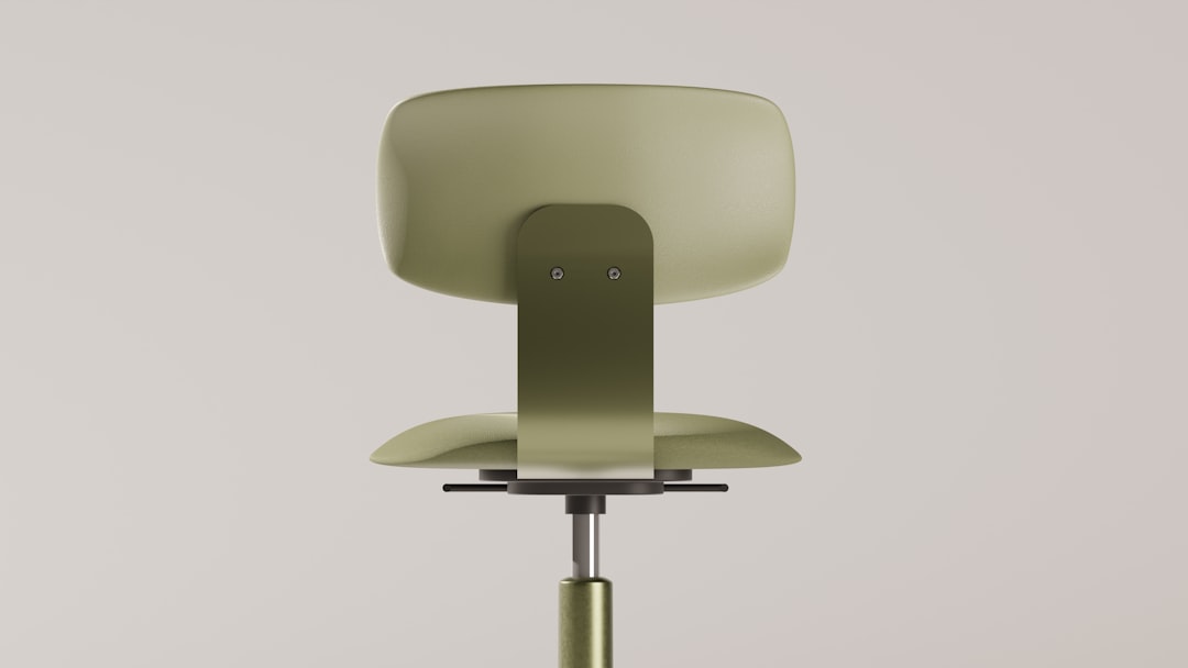 Height adjustable desk chair for standing desk