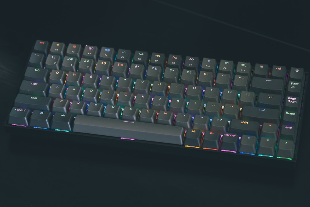 Colorful RGB mechanical keyboard