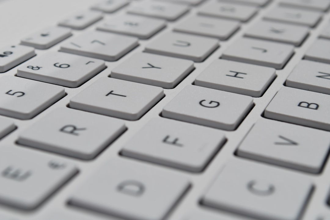 Compressed air cleaning laptop keyboard