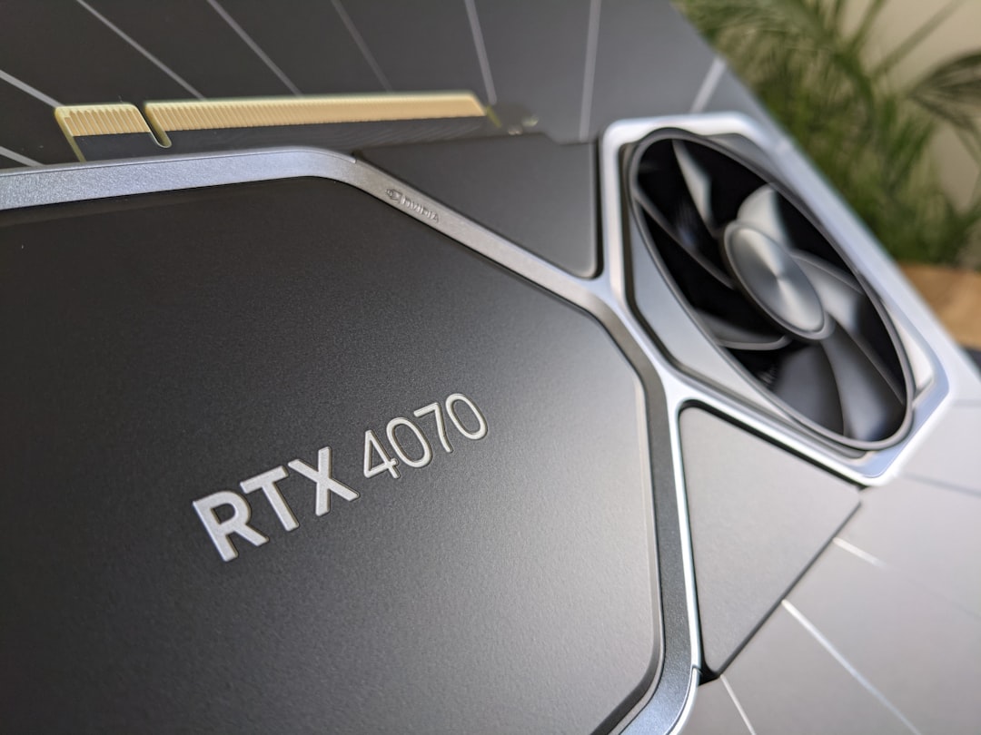 NVIDIA RTX 4090 GPU close-up for AI processing