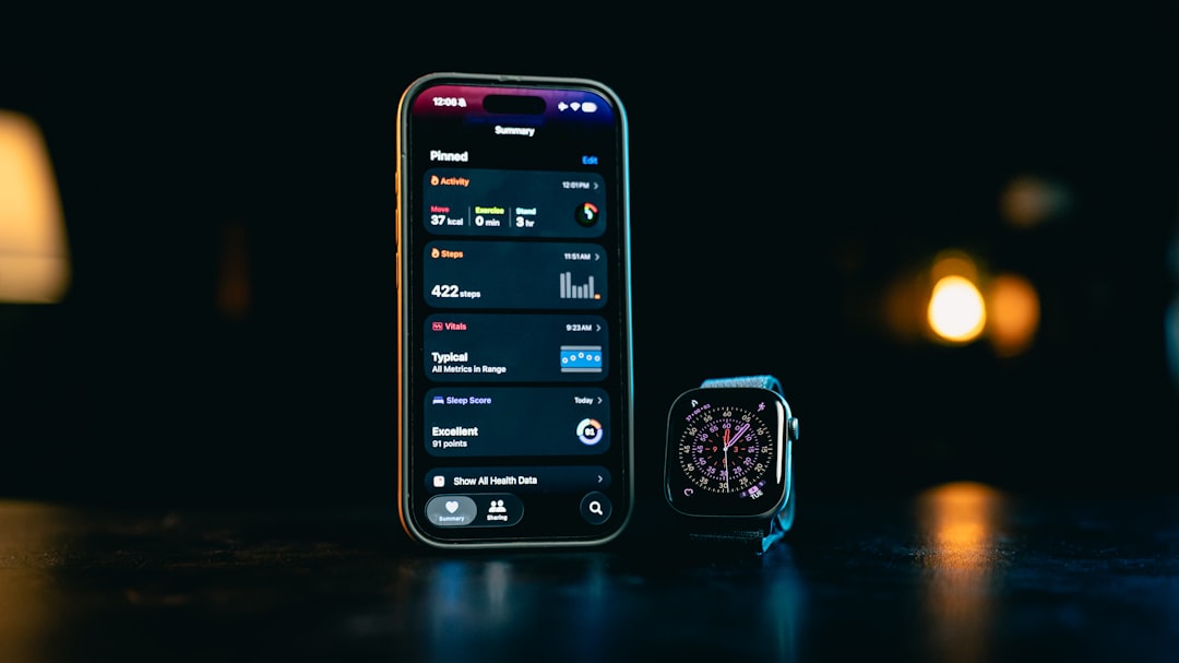 Smartwatch sleep tracking display