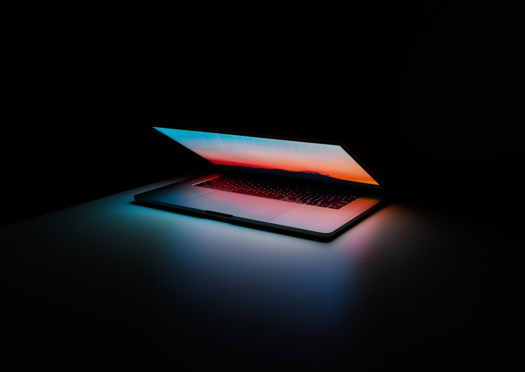 OLED laptop display showing vivid colors