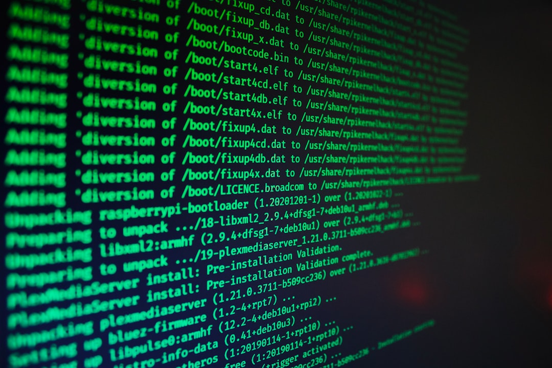 Linux terminal running AI software