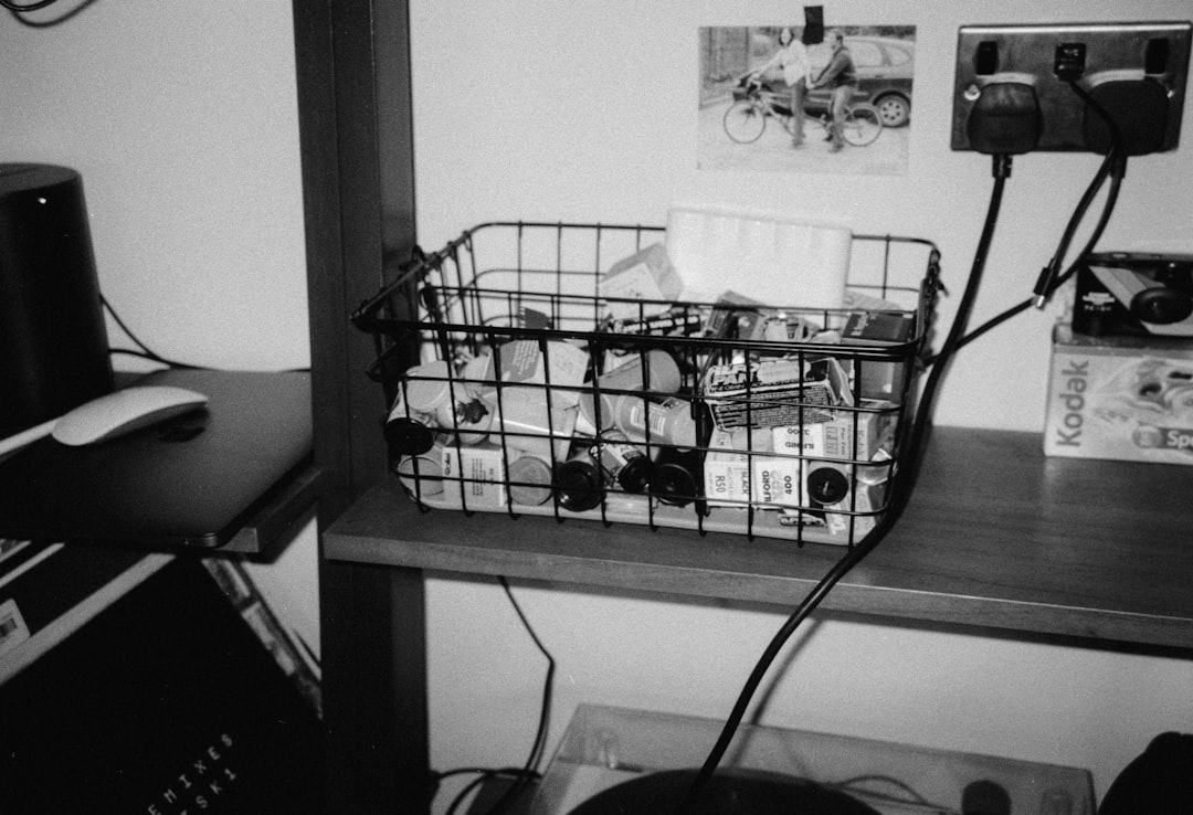 Under-desk wire organizer tray