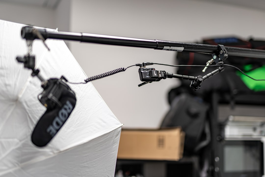 overhead camera arm mount on desk