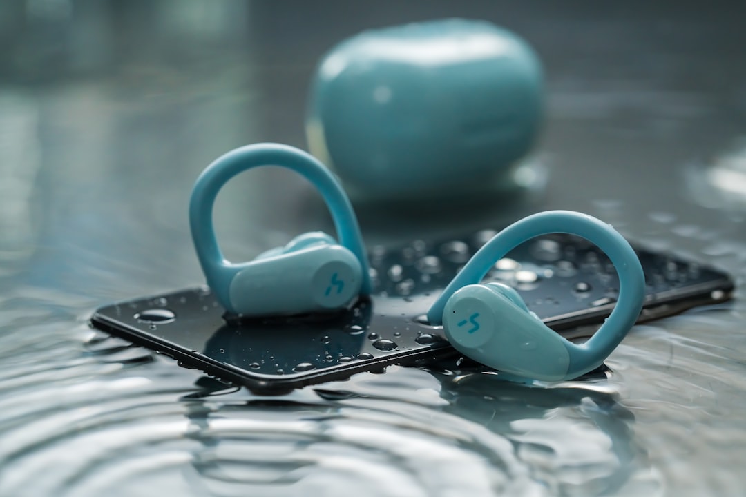 Waterproof bone conduction headphones let you listen while swimming without blocking your ears