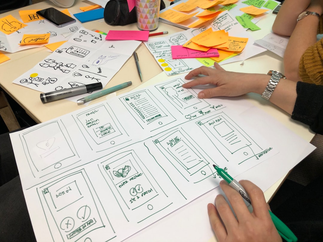 Creative brainstorming and sketch notes