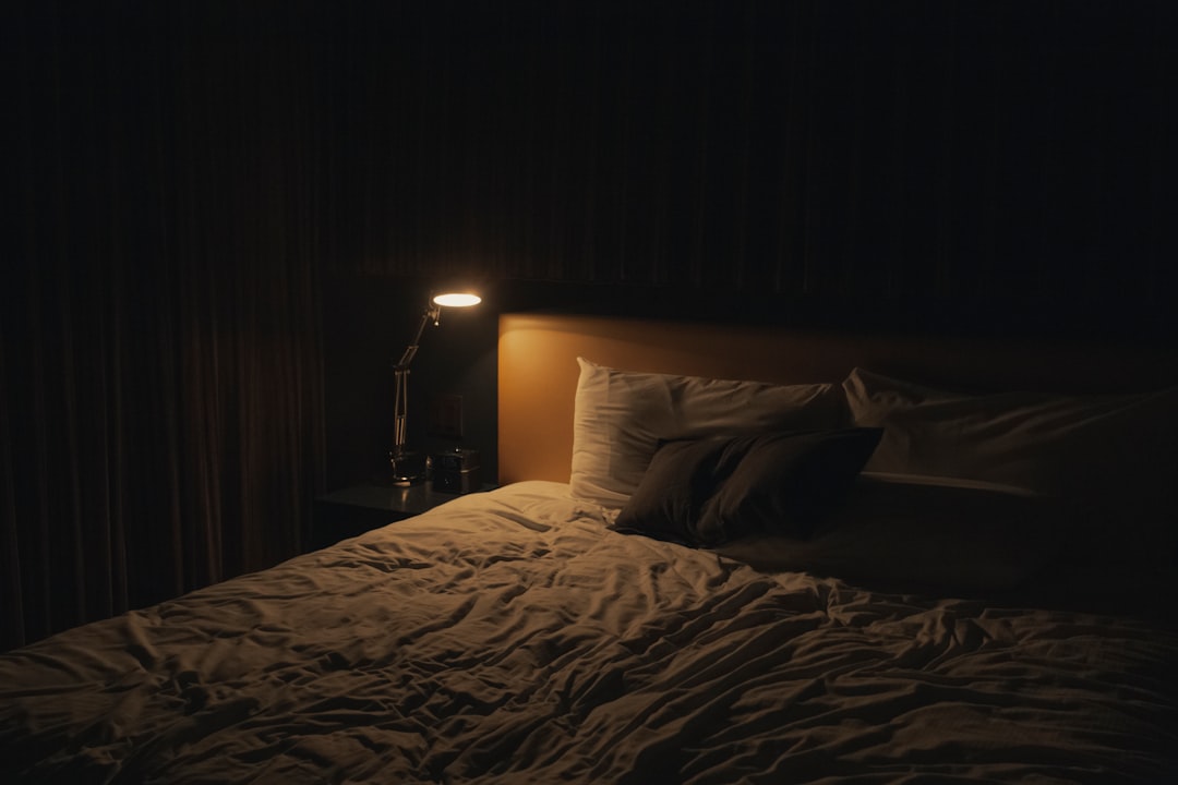 Clean, comfortable bedroom setup