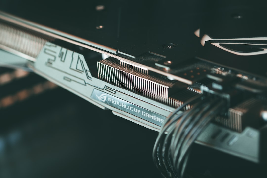 NVMe SSD chip technology closeup