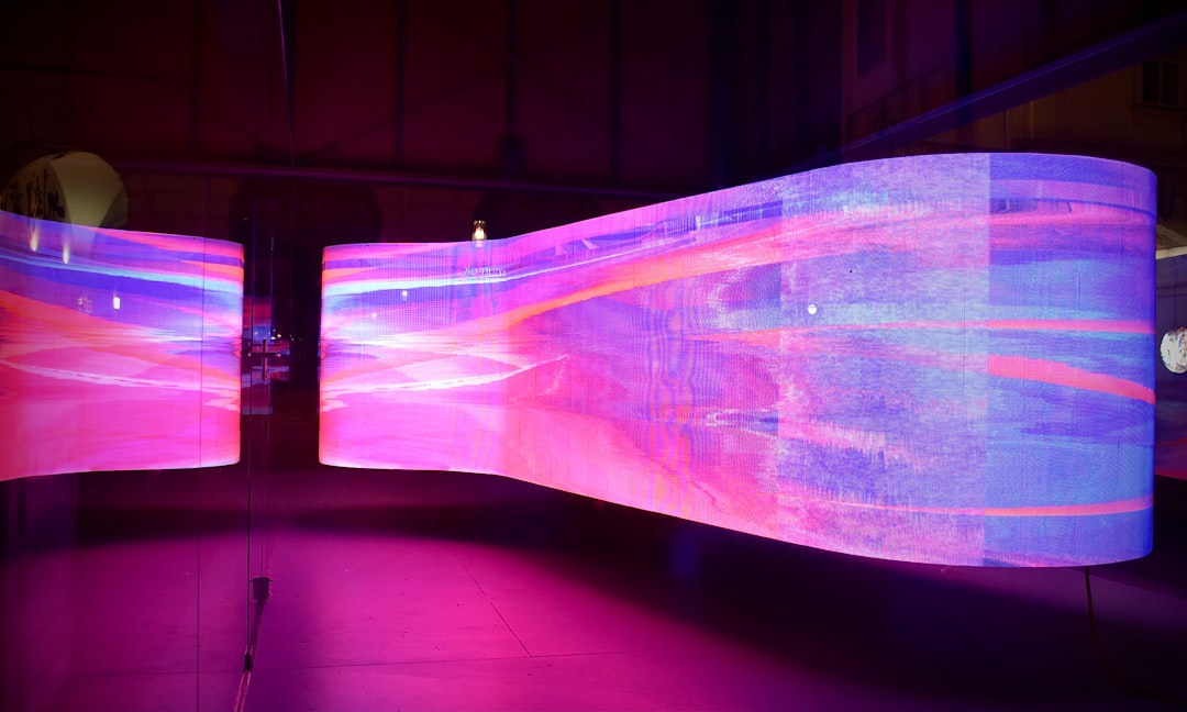 OLED display showing vivid colors and deep blacks