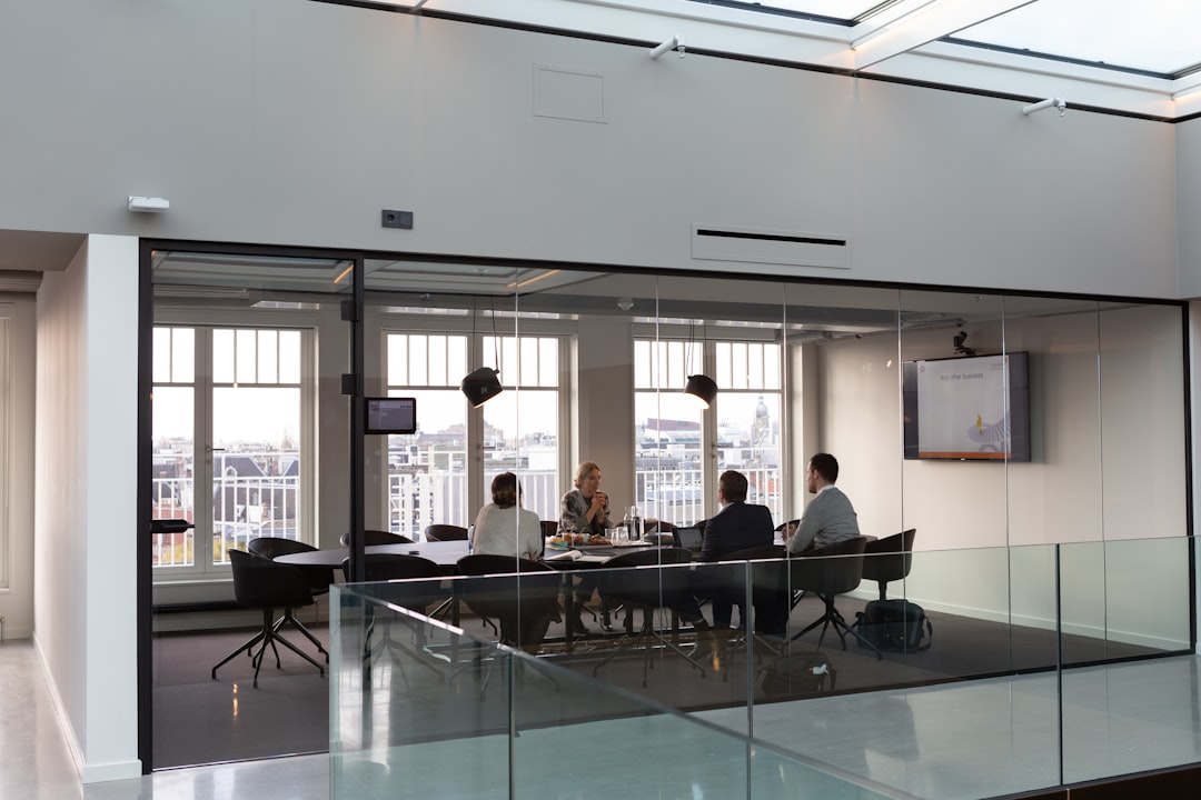 Business meeting in a conference room