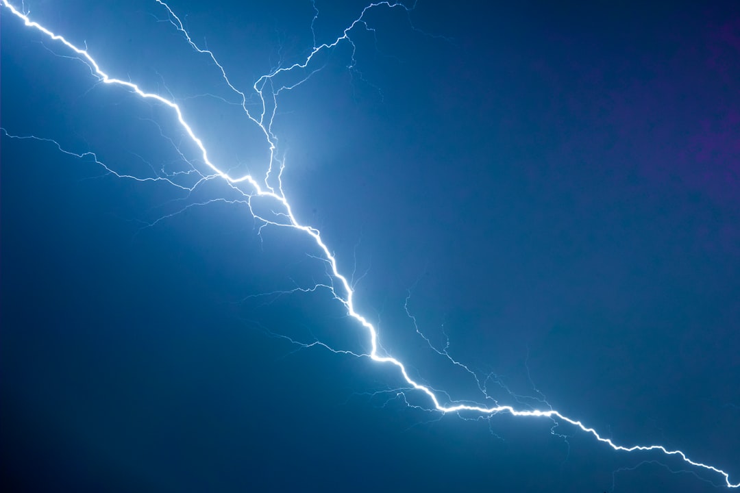 Lightning storm causing power outage