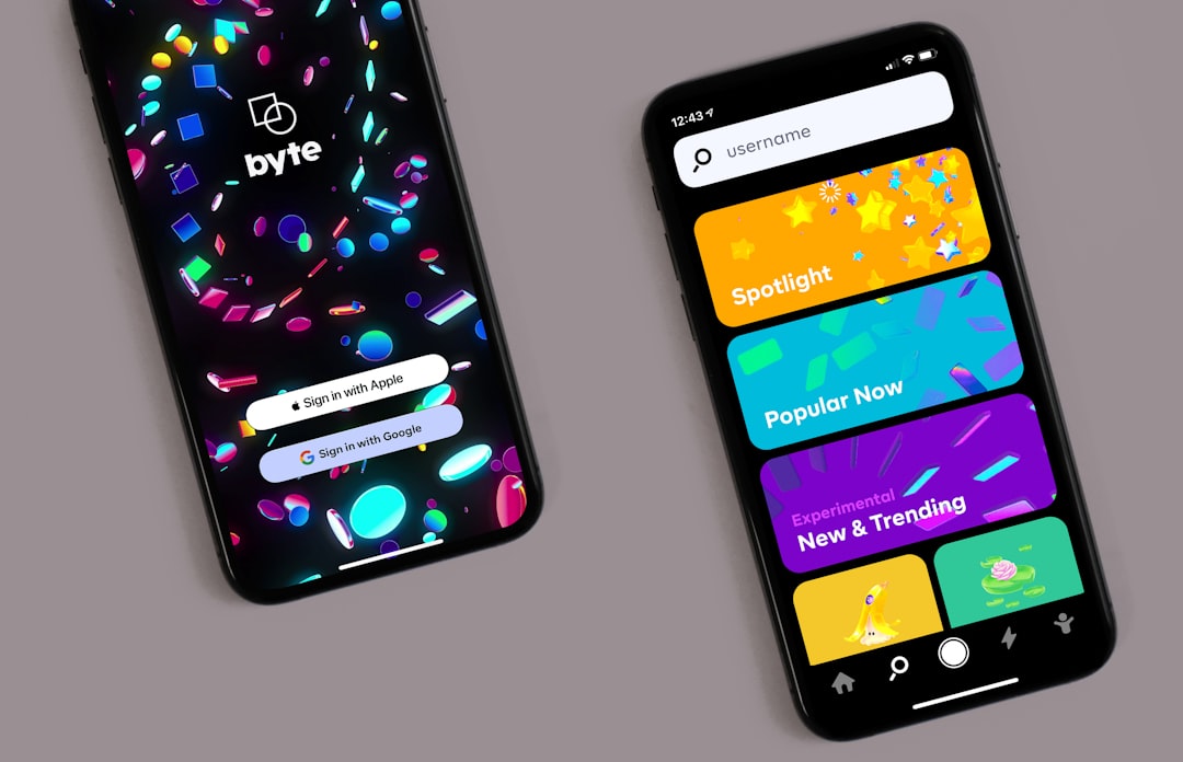 Smartphone labeling app interface