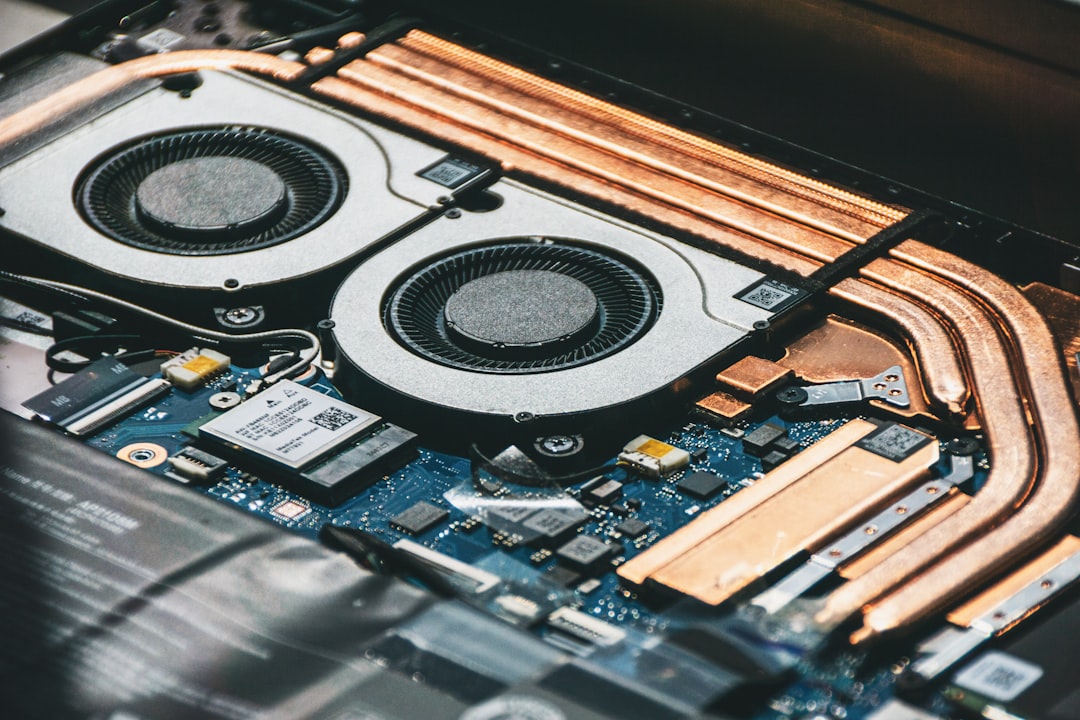Laptop cooling vent and fan