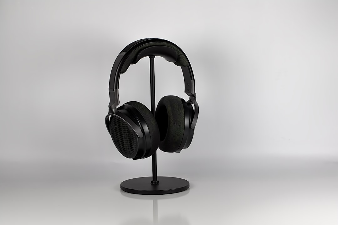 Several colorful headphones displayed together