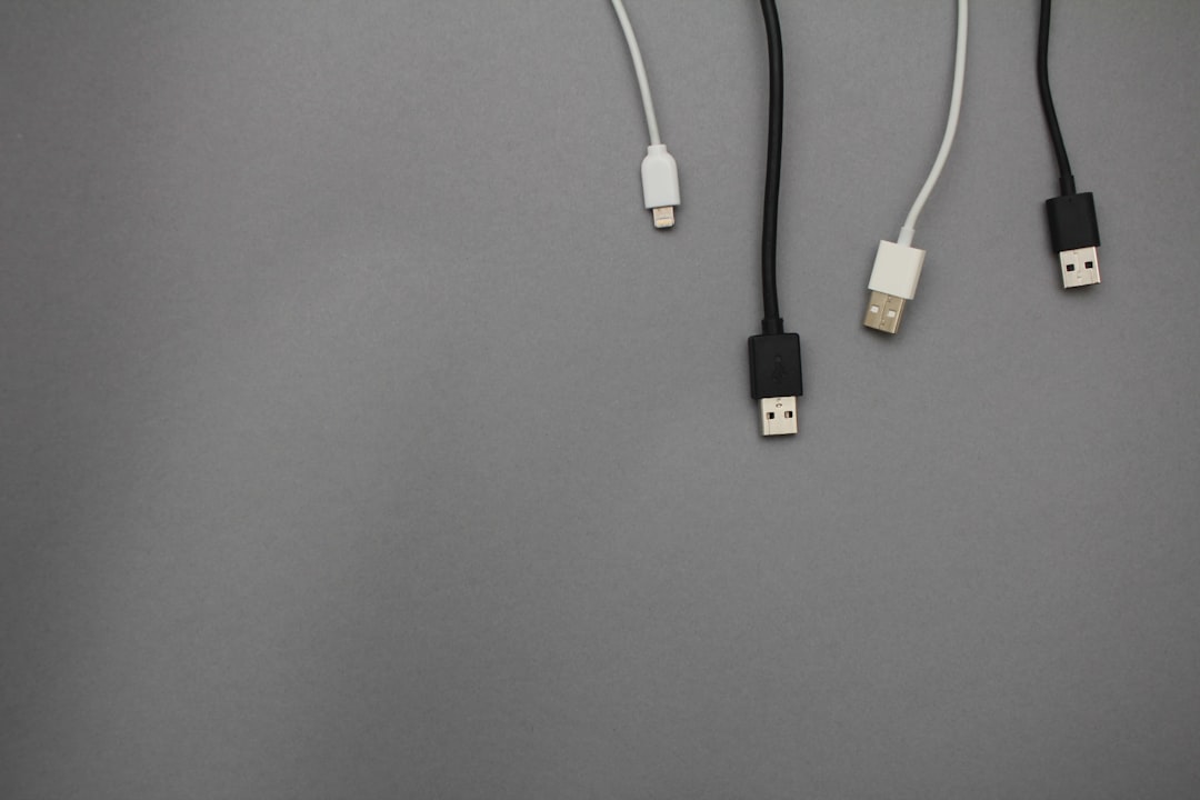 USB-C hub adapter with multiple ports closeup