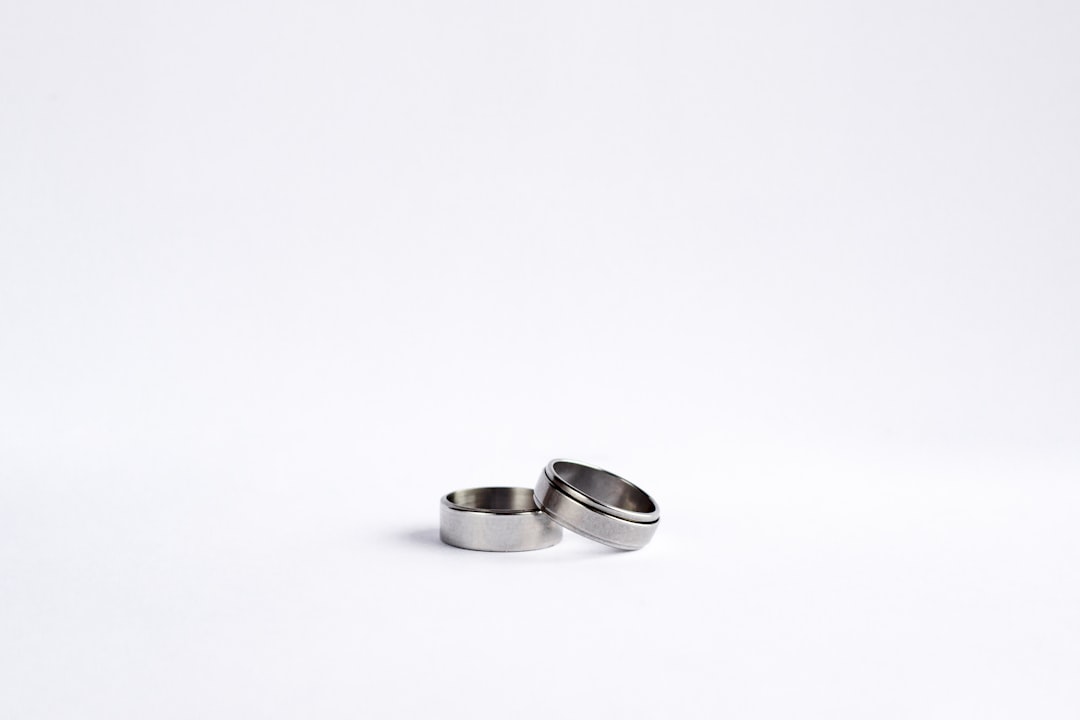 Titanium smart ring minimal design
