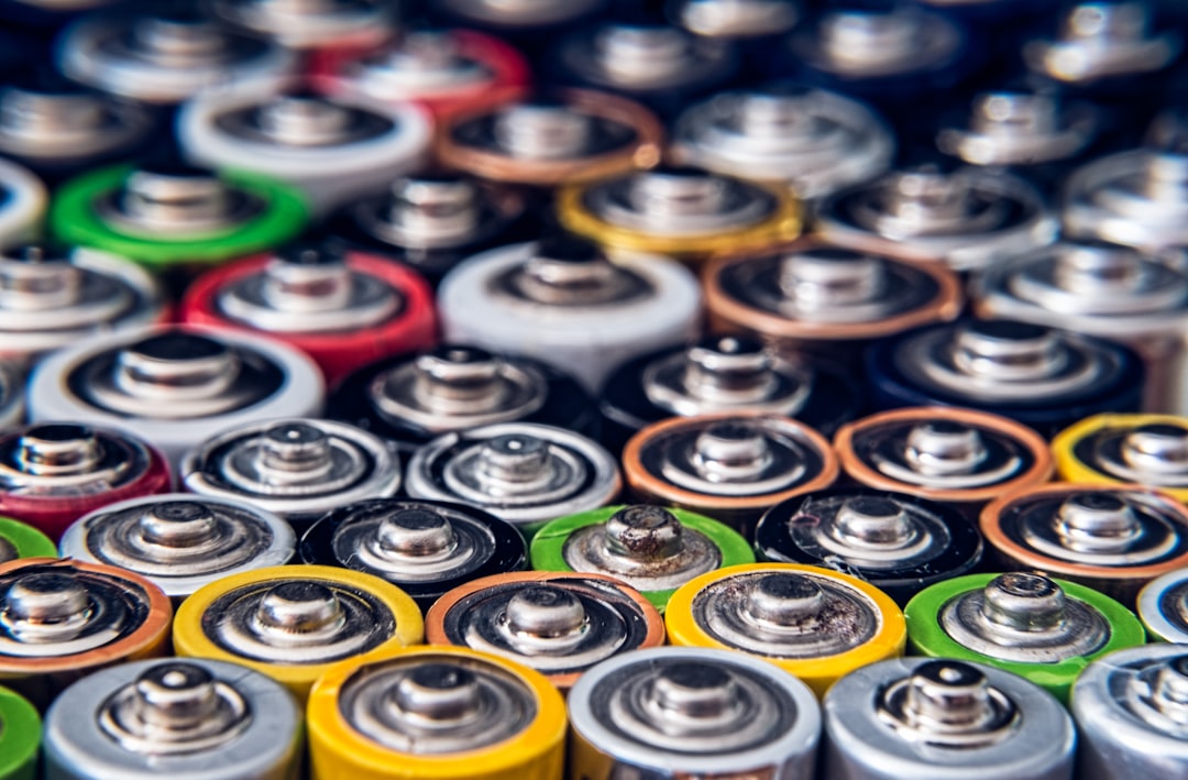 Loose AA batteries clustered together