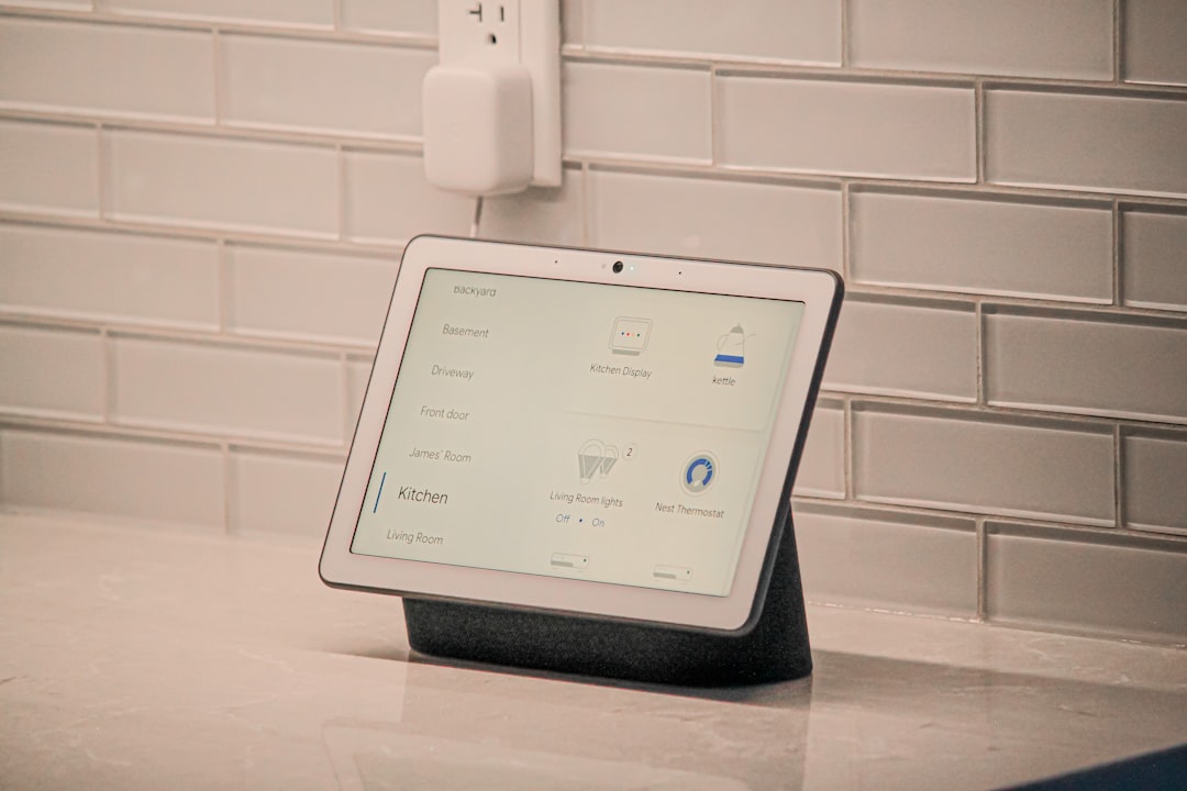Smart home dashboard tablet showing local automations