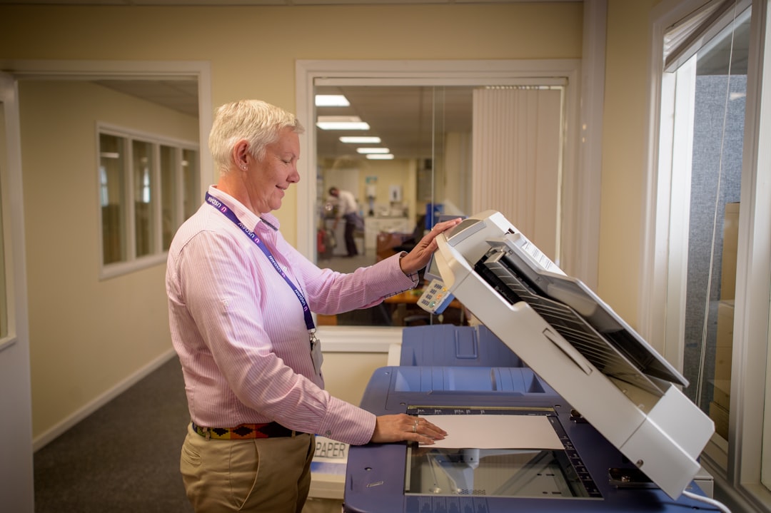 Feeding paper into a document scanner