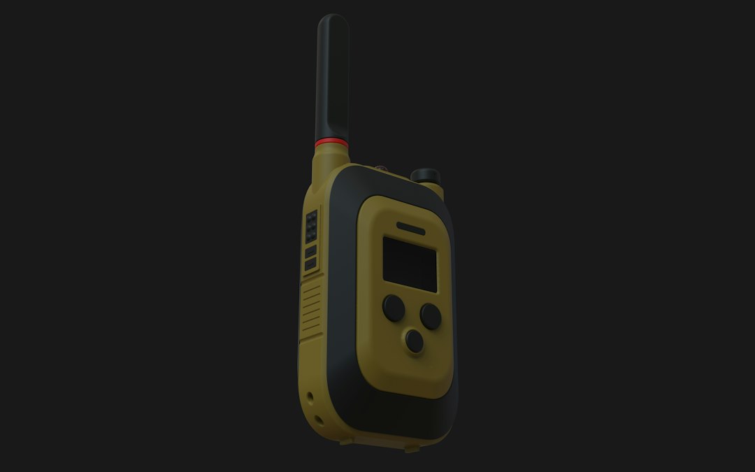 A handheld two-way radio with a short antenna